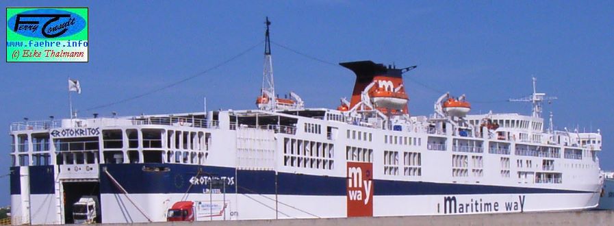 Erotokritos Brindisi Maritime Way Fähre