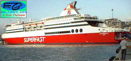 Superfast Ferries Fähre Ancona Igoumenitsa Patras